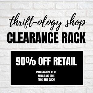Clearance Rack Winter Savings Sale Discounted Cheap Sales Announcement